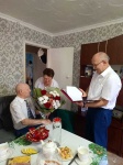 Почетному гражданину земли Вольской, фронтовику Михаилу Александровичу  Щербакову 100 лет!