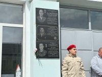В Вольском муниципальном районе мемориальную доску в память об участнике в специальной военной операции