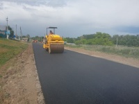 В сельских поселениях Вольского района отремонтировано 28 автомобильных дорог